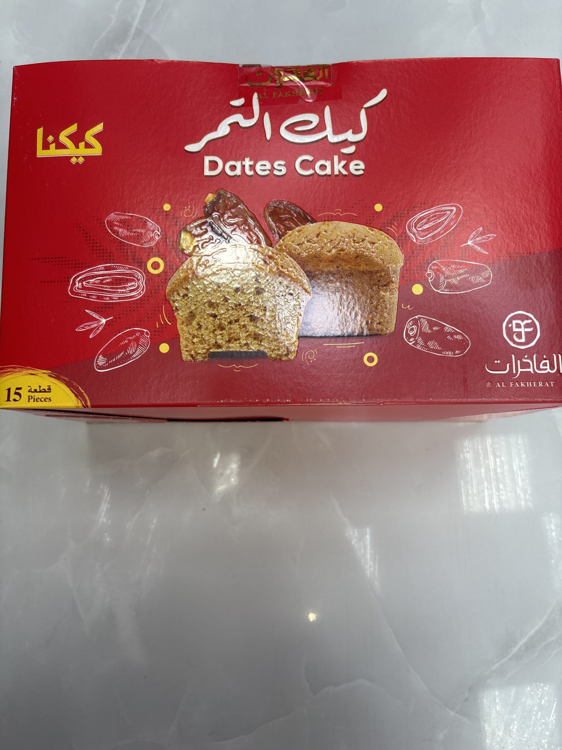 كيك تمر الفاخرات 12 قطعه