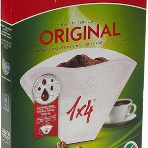 فلاتر قهوة melitta مقاس 1*4